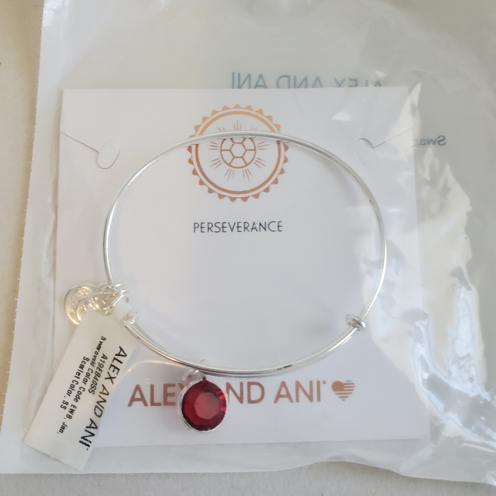 Alex and Ani Bracelet  Scarlet for Jan, Perseverance! Great gift